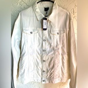 Armani Exchange White Jean Jacket 2XL Brand New